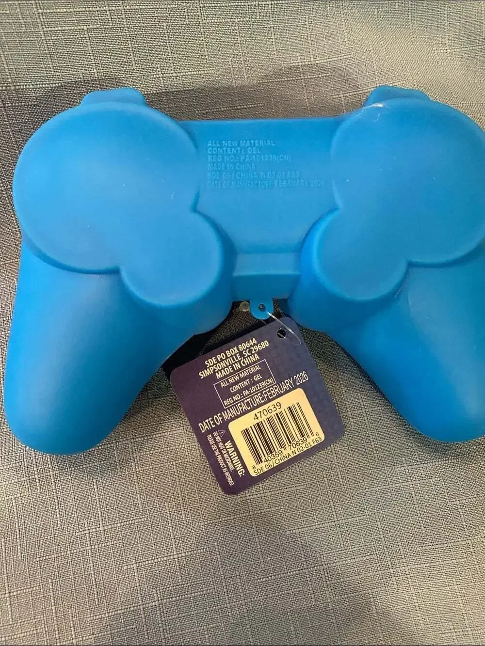 New-Toymendous! Blue Squishy Video Game Controller Stress Toy